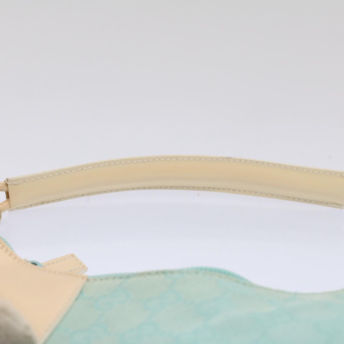 GUCCI GG Canvas Shoulder Bag Light Blue 001 4158 53006