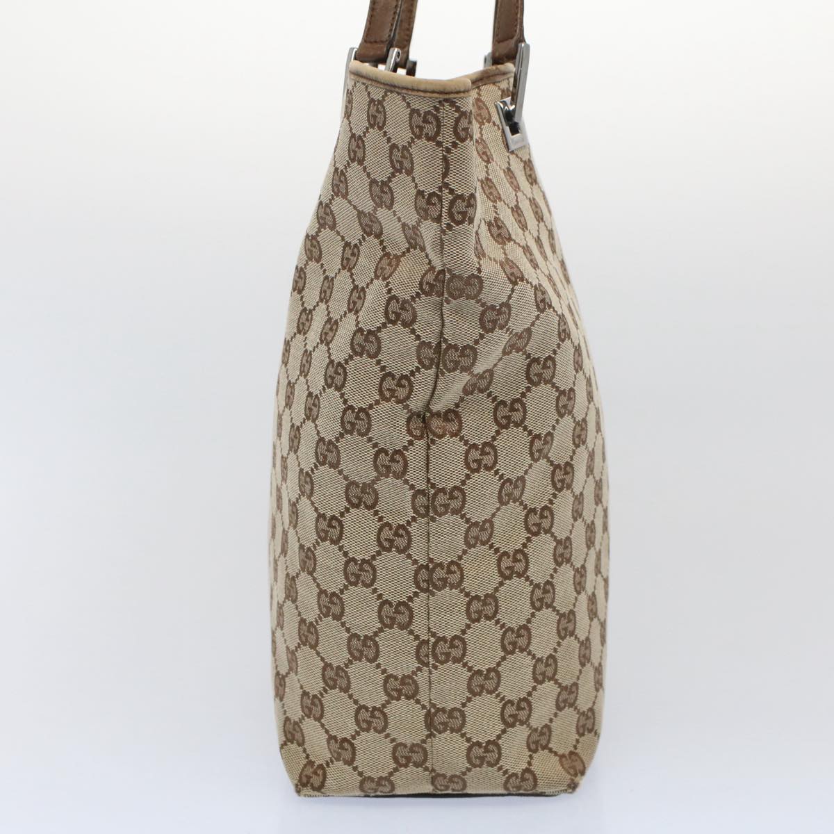 GUCCI GG Canvas Tote Bag Beige 31243 53080