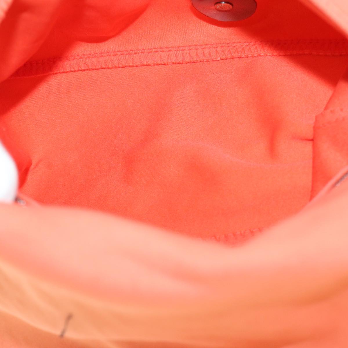 FENDI Mamma Baguette Shoulder Bag Nylon Orange 53082
