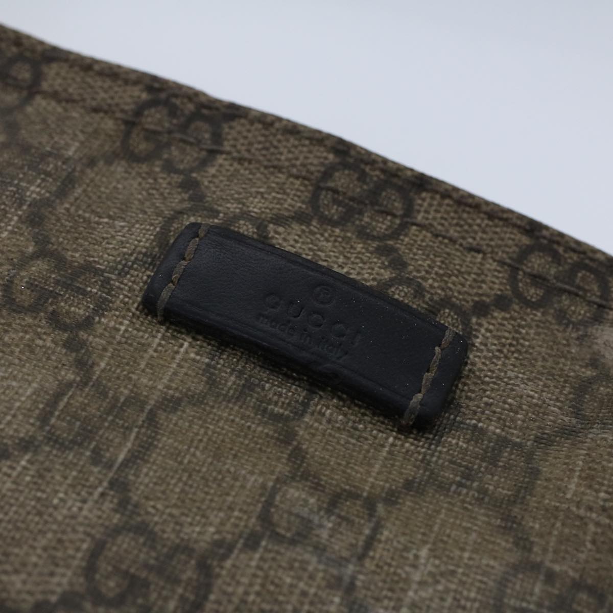 GUCCI GG Canvas Shoulder Bag Coated Canvas Beige 53267