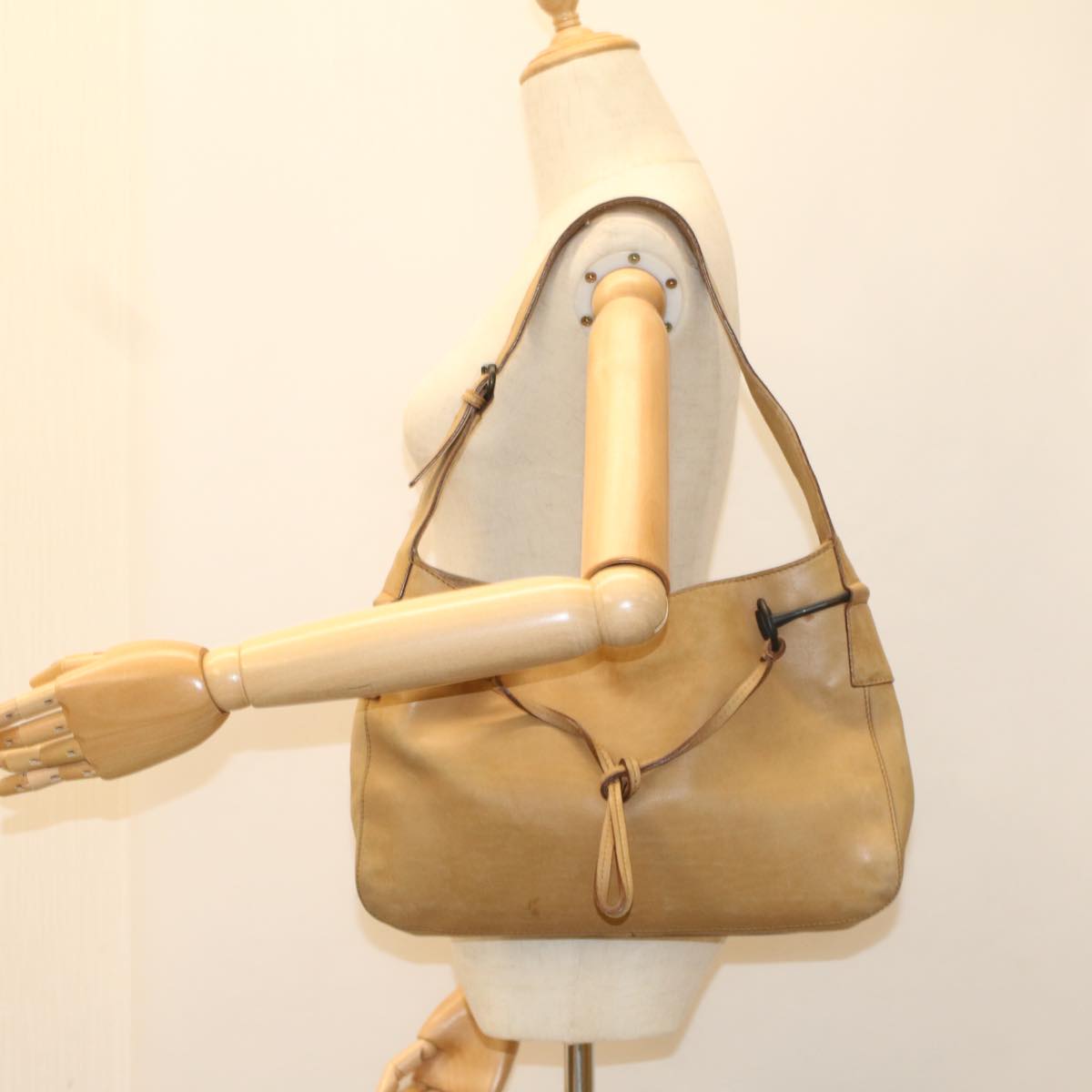 GUCCI Shoulder Bag Leather Brown 101975 53275