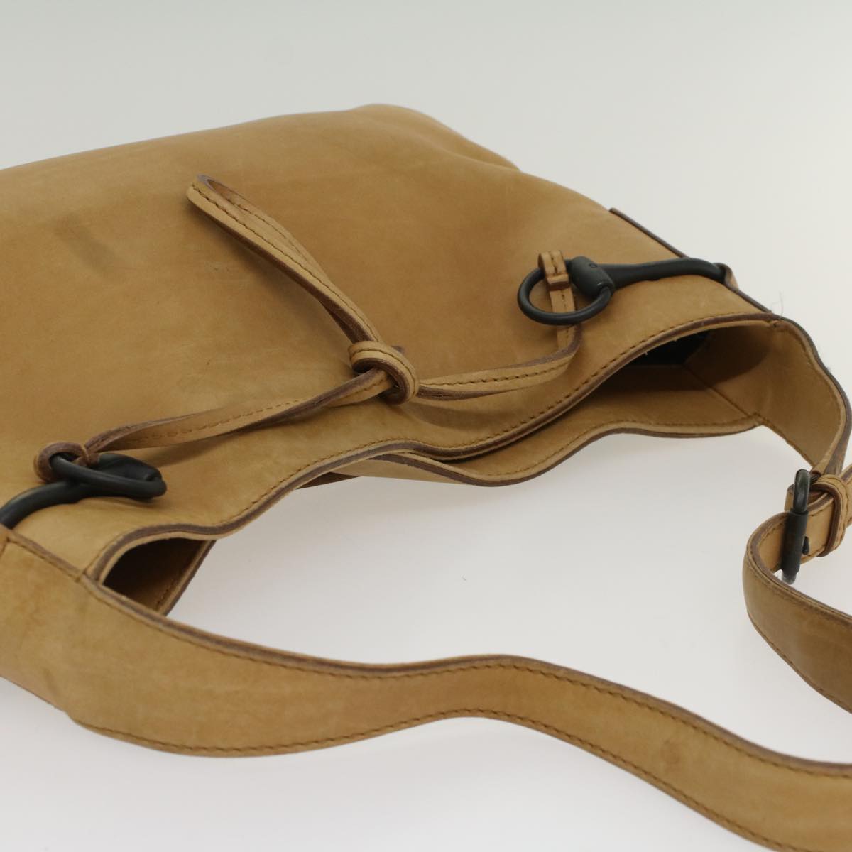 GUCCI Shoulder Bag Leather Brown 101975 53275
