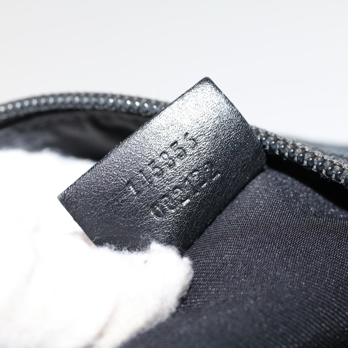 GUCCI GG Canvas Shoulder Bag Black 53665