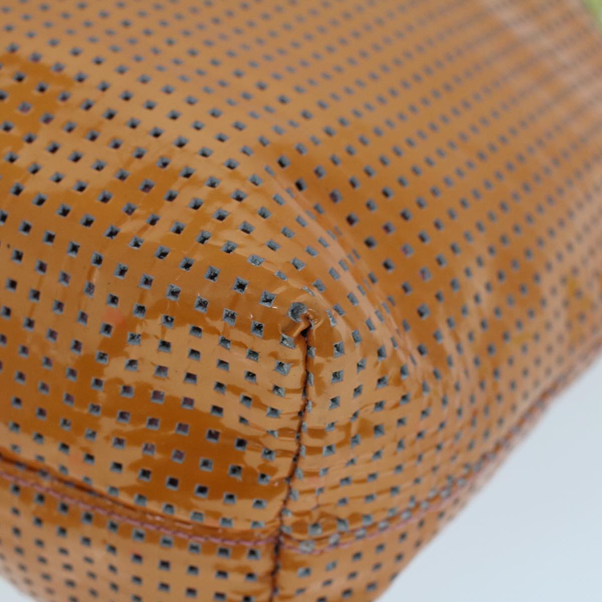 FENDI Hand Bag Patent leather Orange 53743
