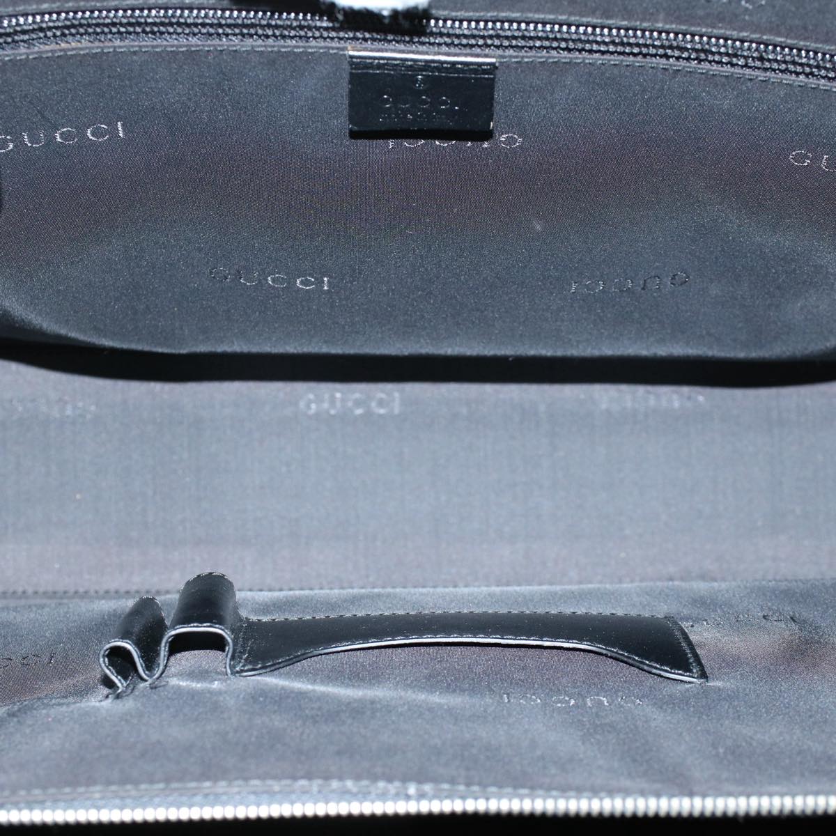 GUCCI Hand Bag Nylon Black 015 3710 002214 53843