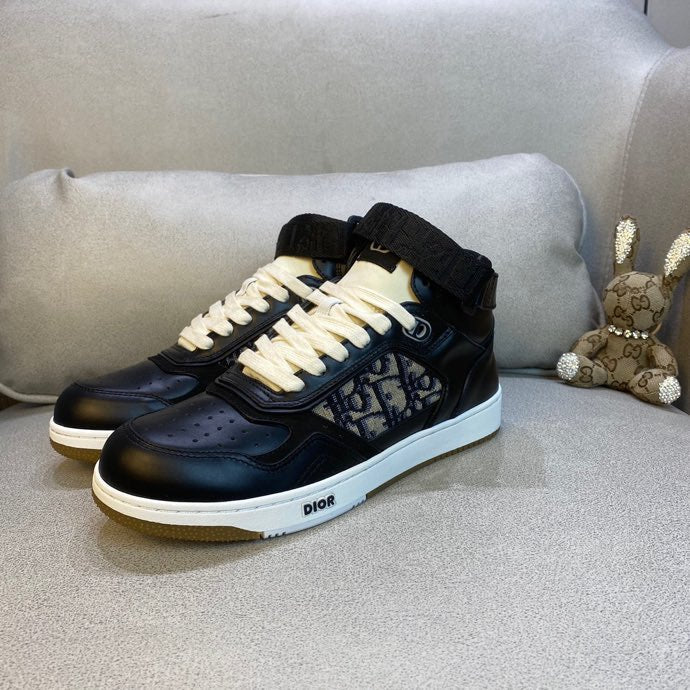 GLM - DIR  B27 BLACK HIGH-TOP SNEAKER