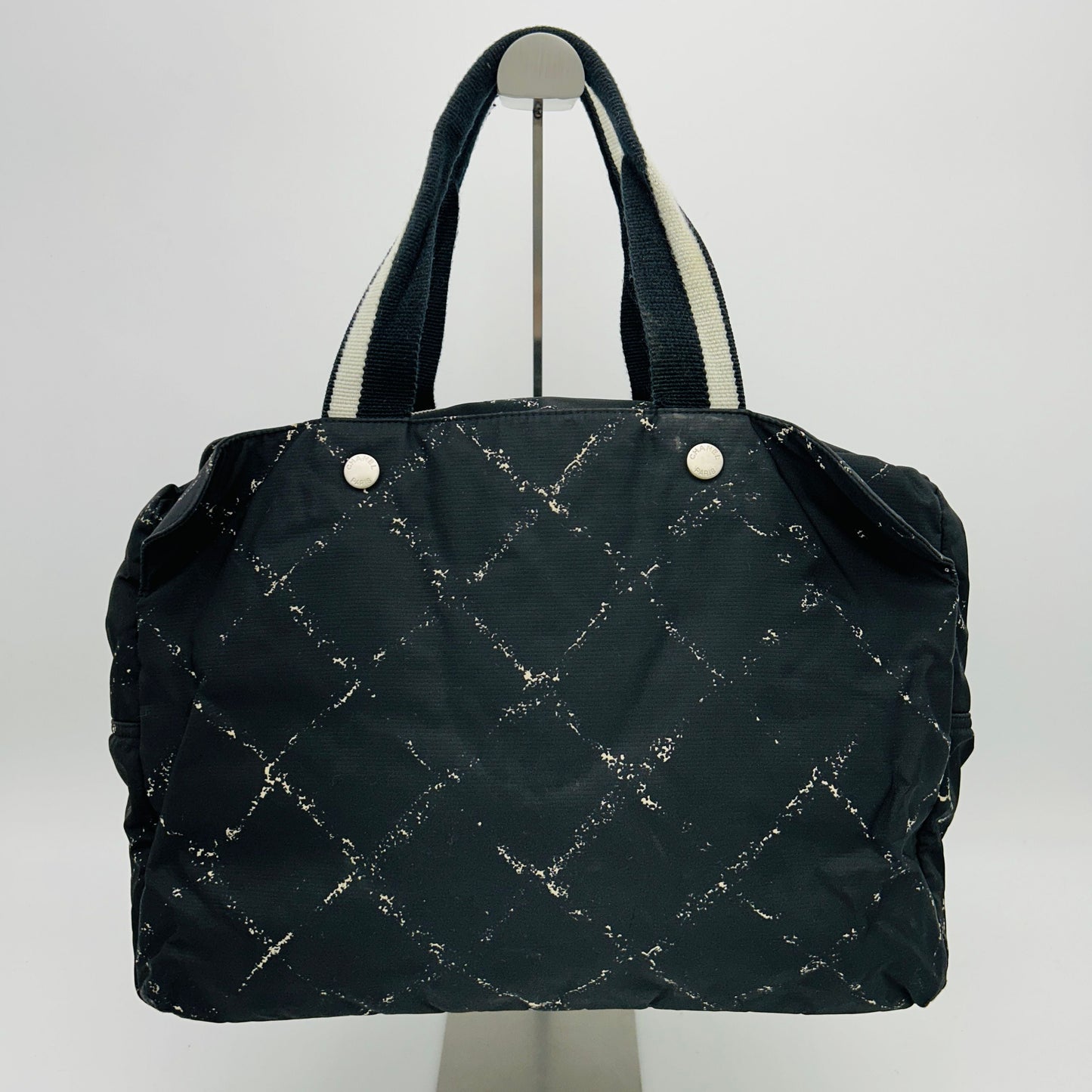 Chanel Dark Blue Fabric Handbag GP10183213