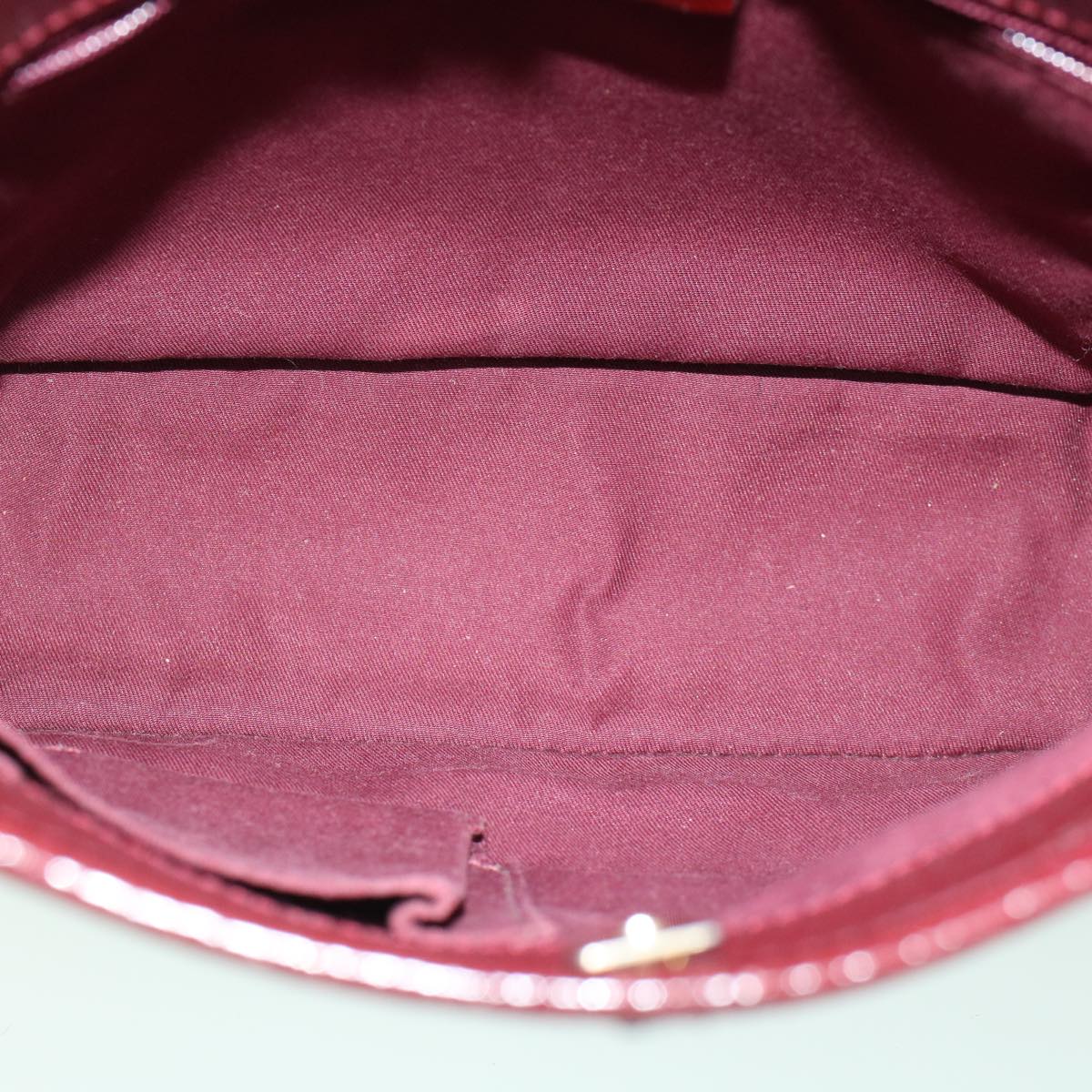 GUCCI GG Canvas Shoulder Bag Canvas Patent Beige Red 54009
