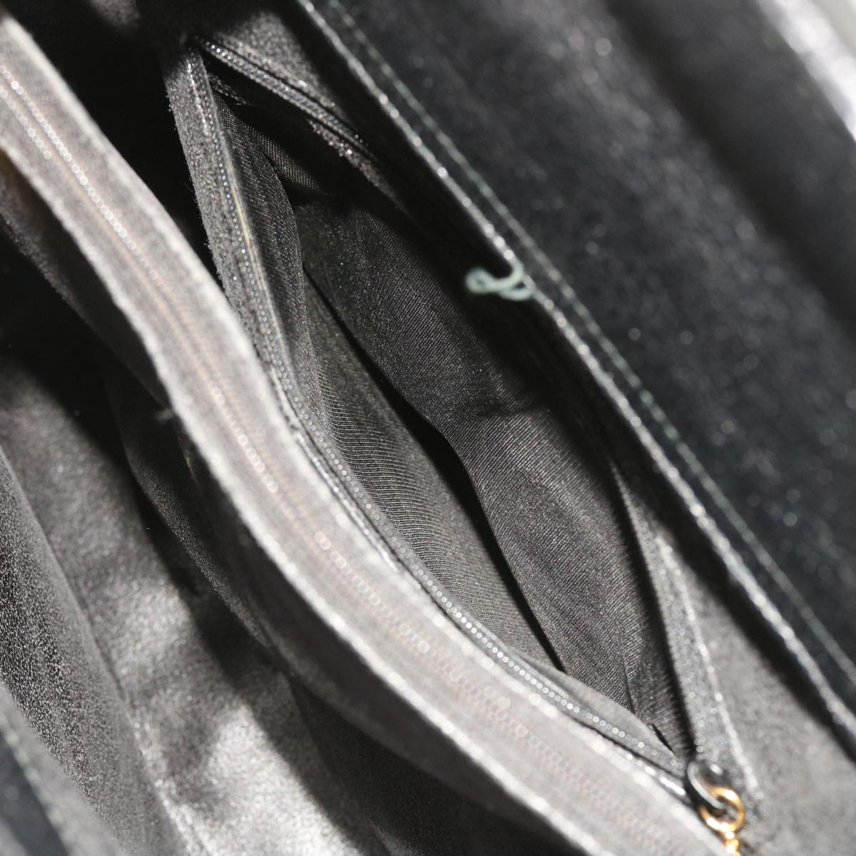 GUCCI Bamboo Hand Bag Leather Black 002 1186 0260 54124