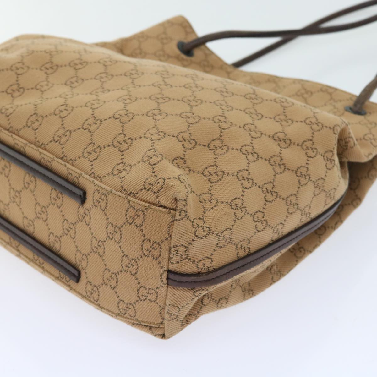 GUCCI GG Canvas Shoulder Bag Brown 101341 54133