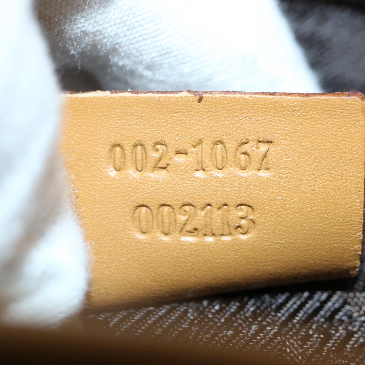 GUCCI Jackie Hand Bag Suede Beige 002 1067 54144