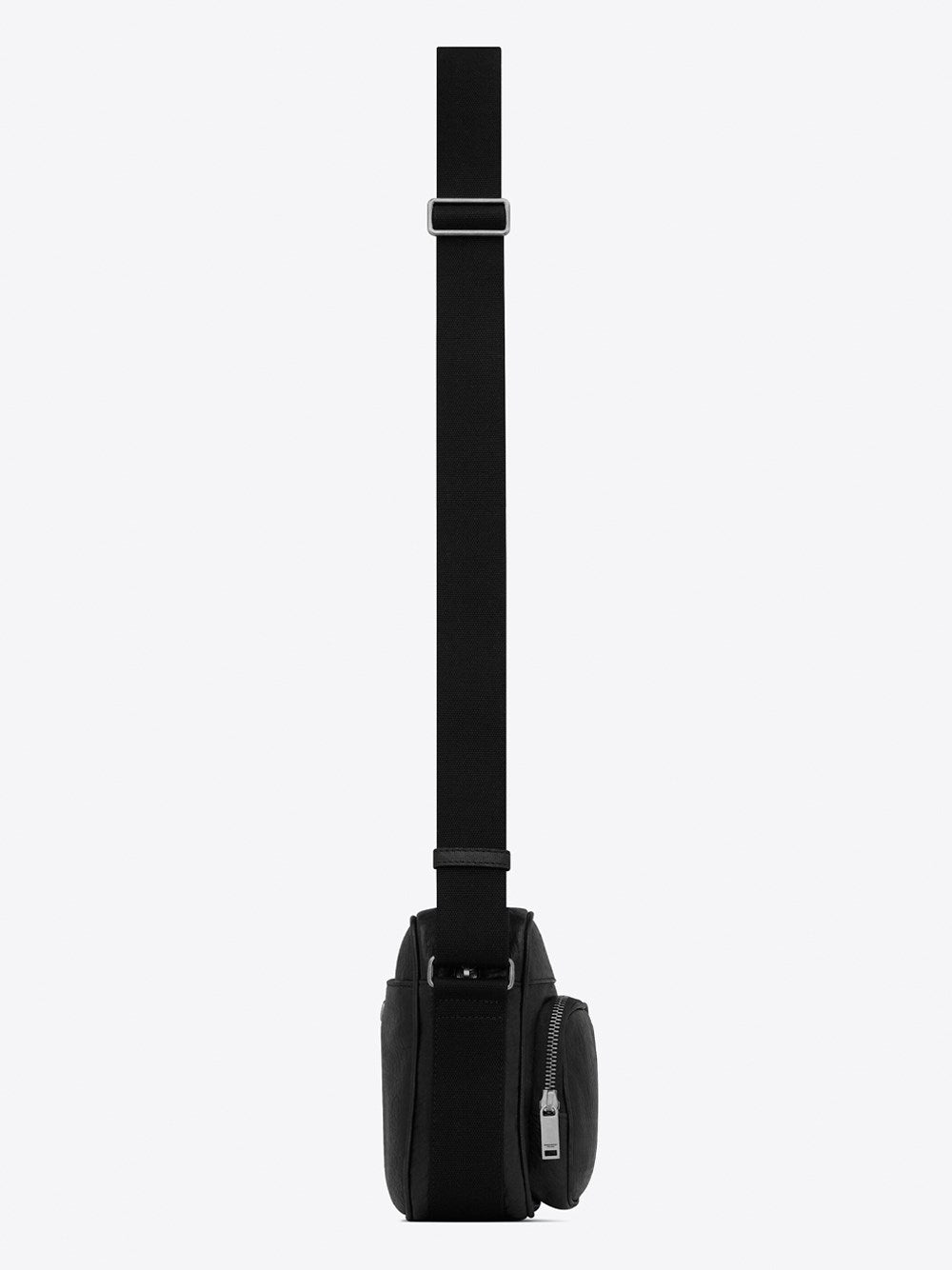 Saint Laurent Men City Camera Bag In Grained Leather