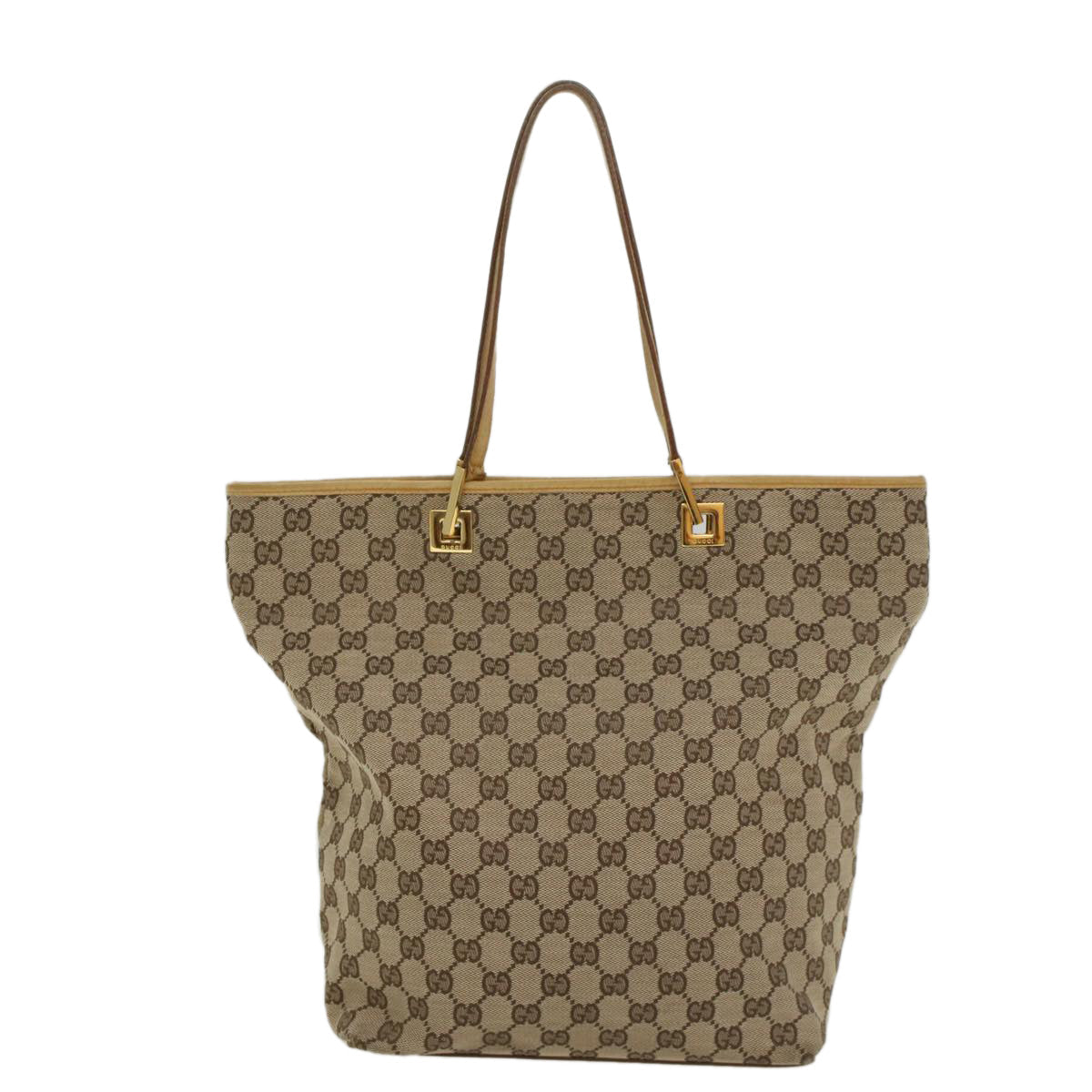 GUCCI GG Canvas Tote Bag Beige 002 1098 2404 54326