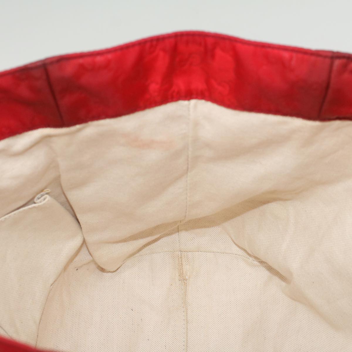 GUCCI GG Canvas Tote Bag Red 282439 54331