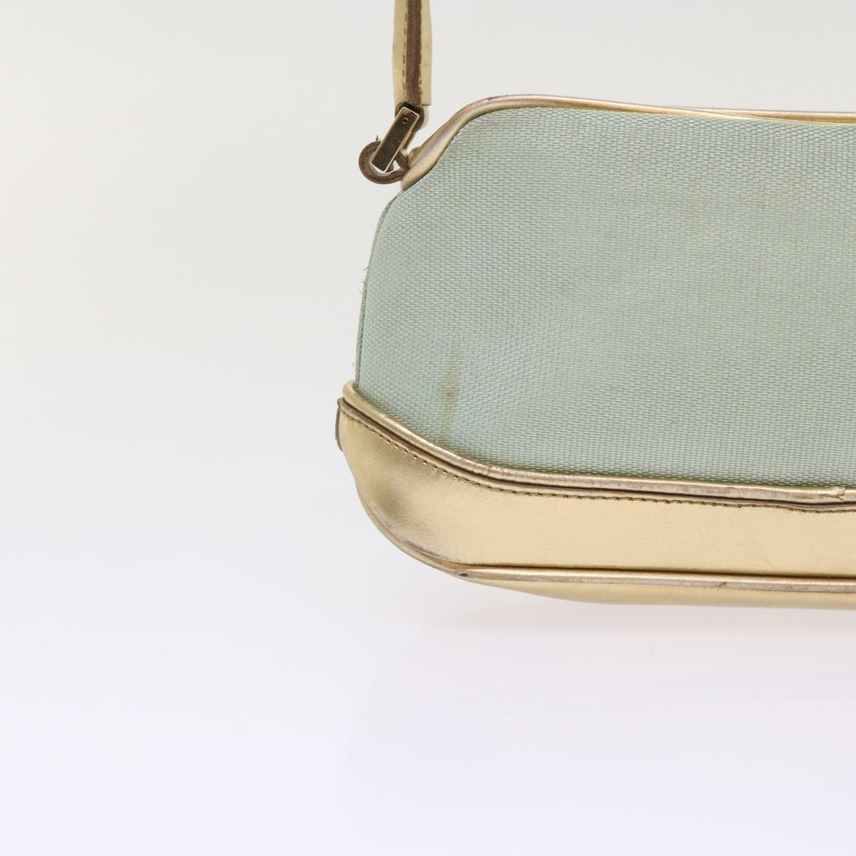 GUCCI Hand Bag Nylon Canvas Light Blue 039 1133 54352