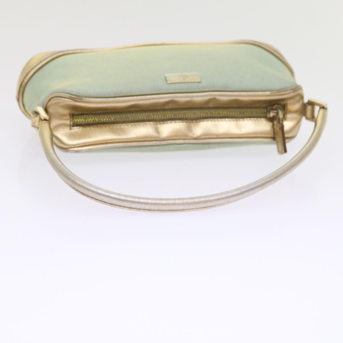 GUCCI Hand Bag Nylon Canvas Light Blue 039 1133 54352