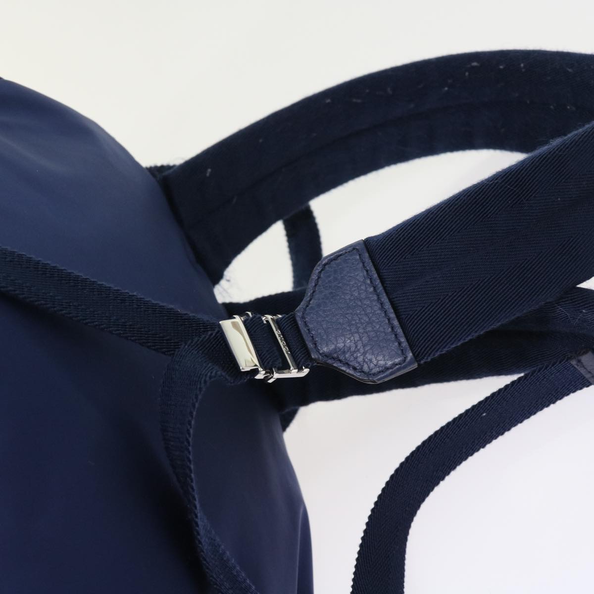 GUCCI Backpack Nylon Blue 406361 54375