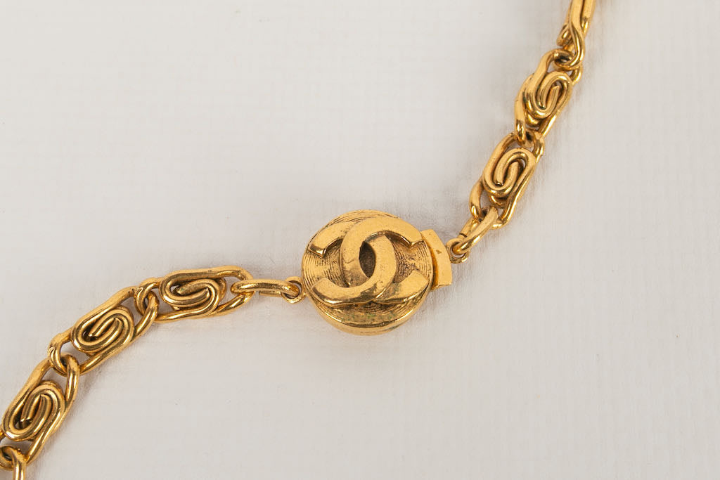 Sautoir/Collier dorÃƒÆ’Ã‚Â© Chanel