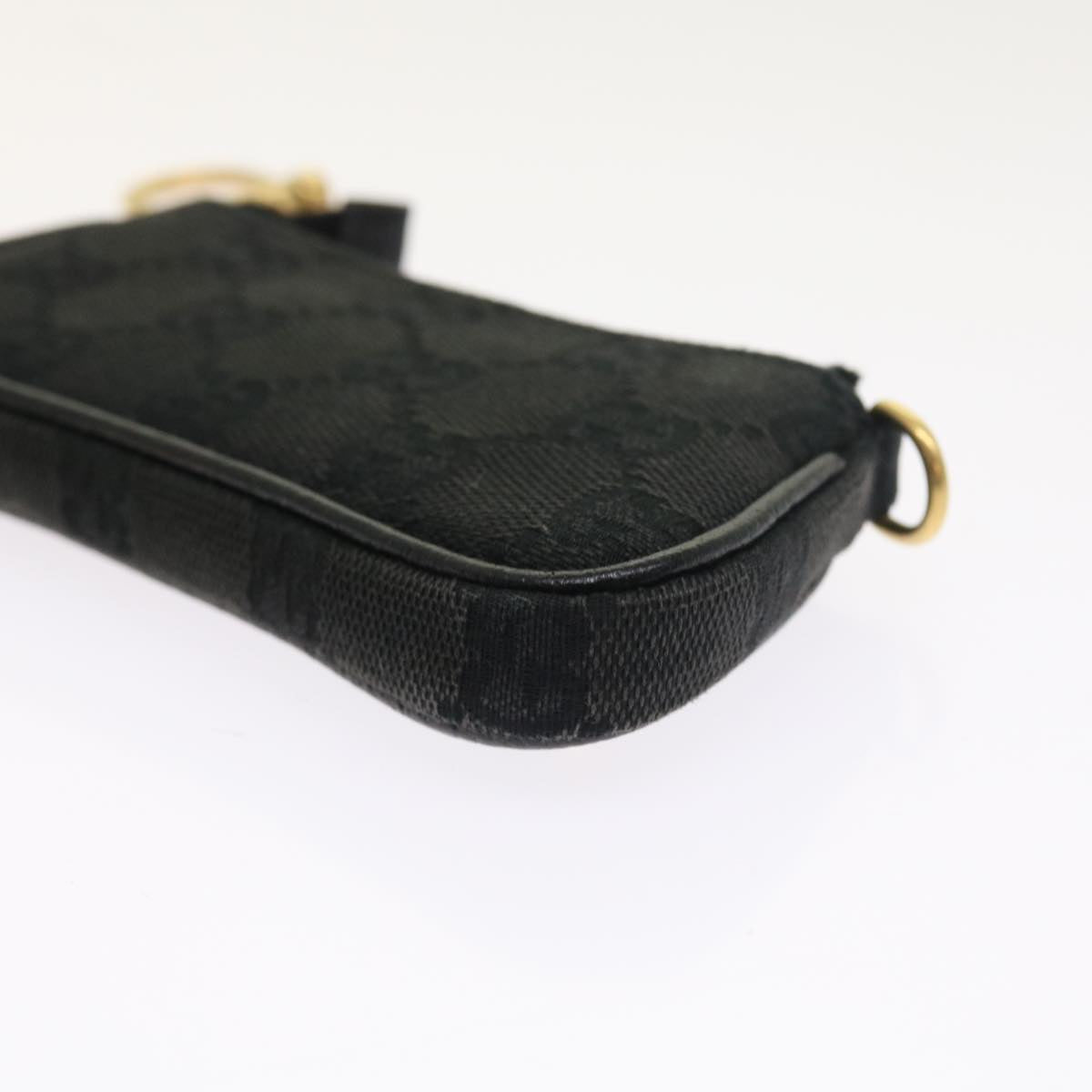 GUCCI GG Canvas Coin Purse Black 120973 1669 54454