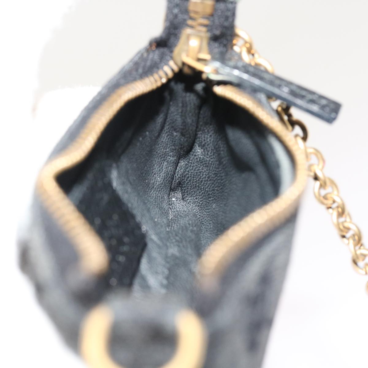 GUCCI GG Canvas Coin Purse Black 120973 1669 54454
