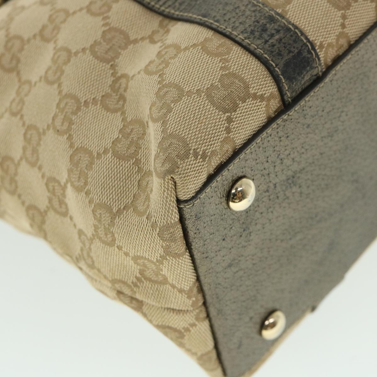 GUCCI GG Canvas Tote Bag Beige 141470 54456
