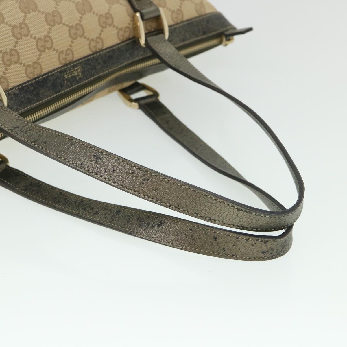 GUCCI GG Canvas Tote Bag Beige 141470 54456