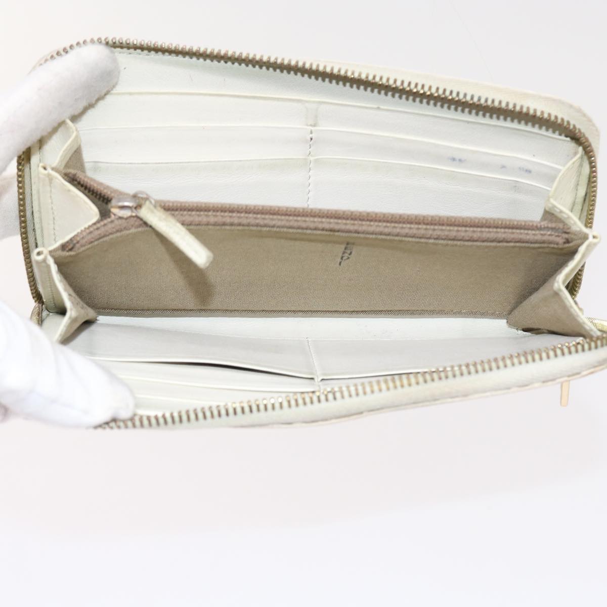 FENDI Zucchino Canvas Long Wallet Multicolor 54465