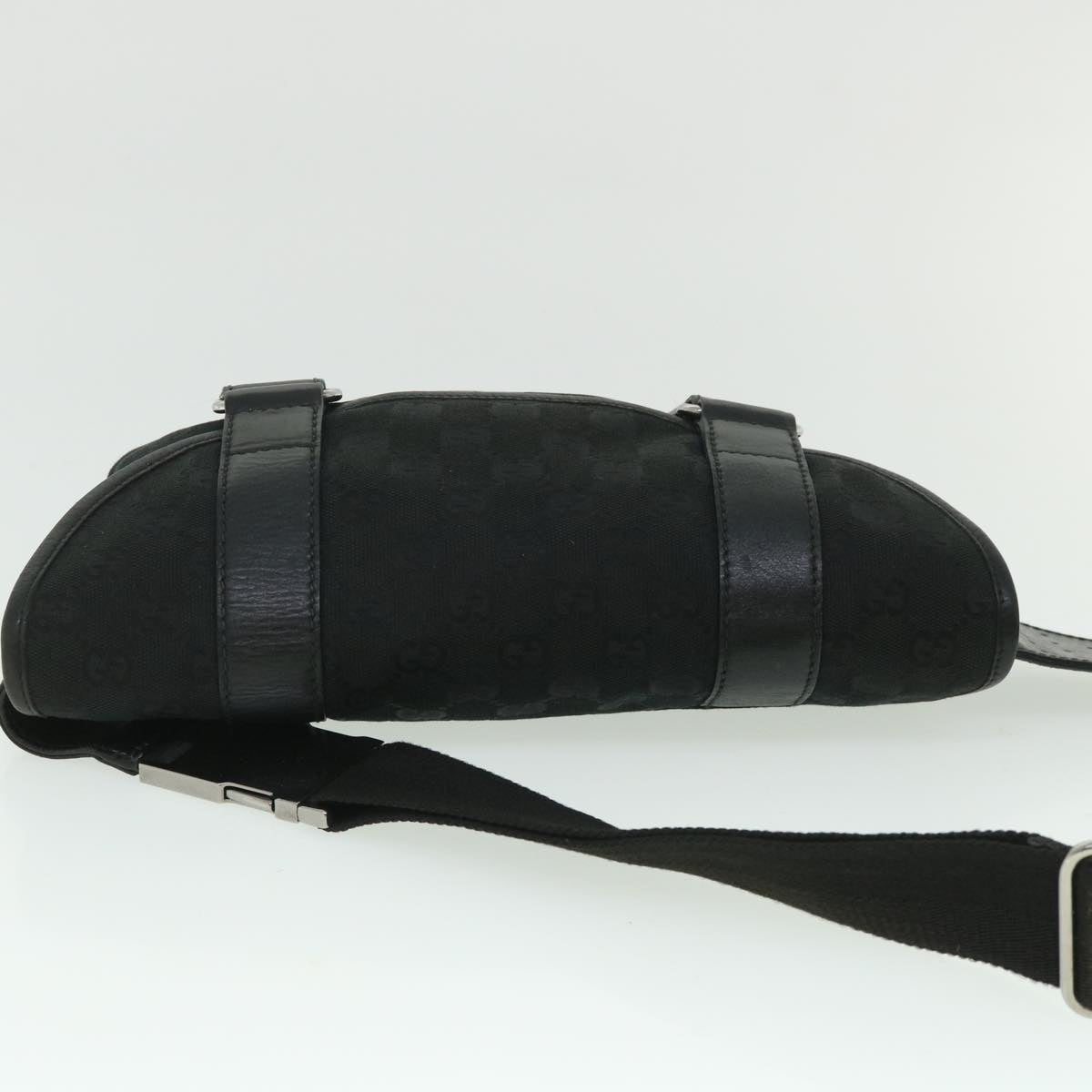 GUCCI GG Canvas Waist bag Black 145851 54731
