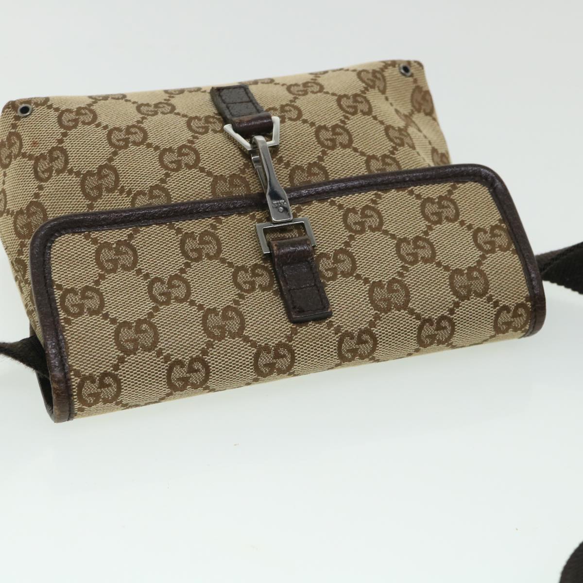 GUCCI GG Canvas Waist bag Beige 92543 54743