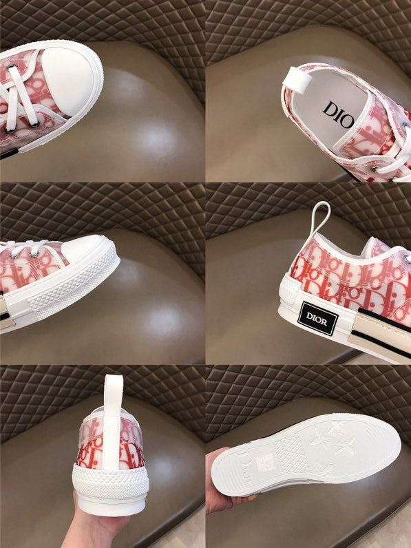 GLM - DIR B23 Red Oblique LOW-TOP SNEAKER