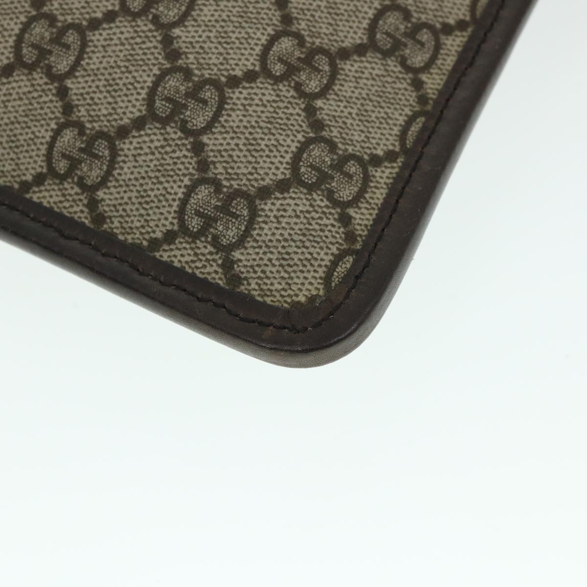 GUCCI GG Canvas Shoulder Bag PVC Leather Beige 27639 54754