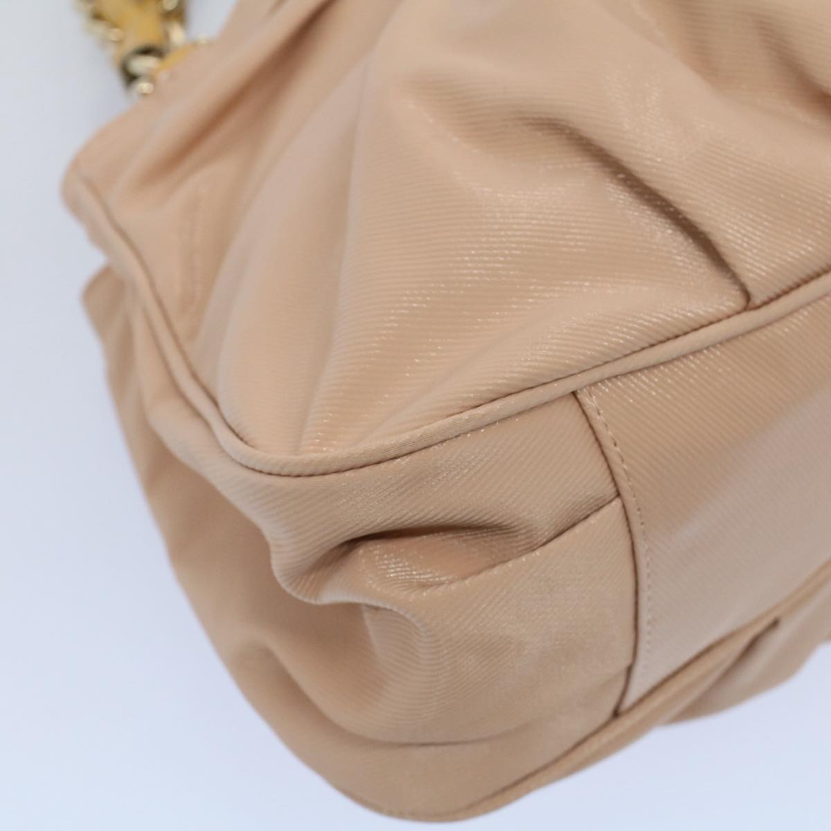 FENDI Chain Hand Bag Nylon Pink 54757