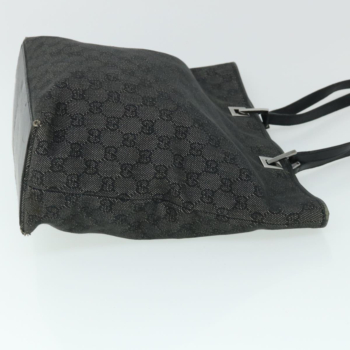 GUCCI GG Canvas Tote Bag Black 31243 54961