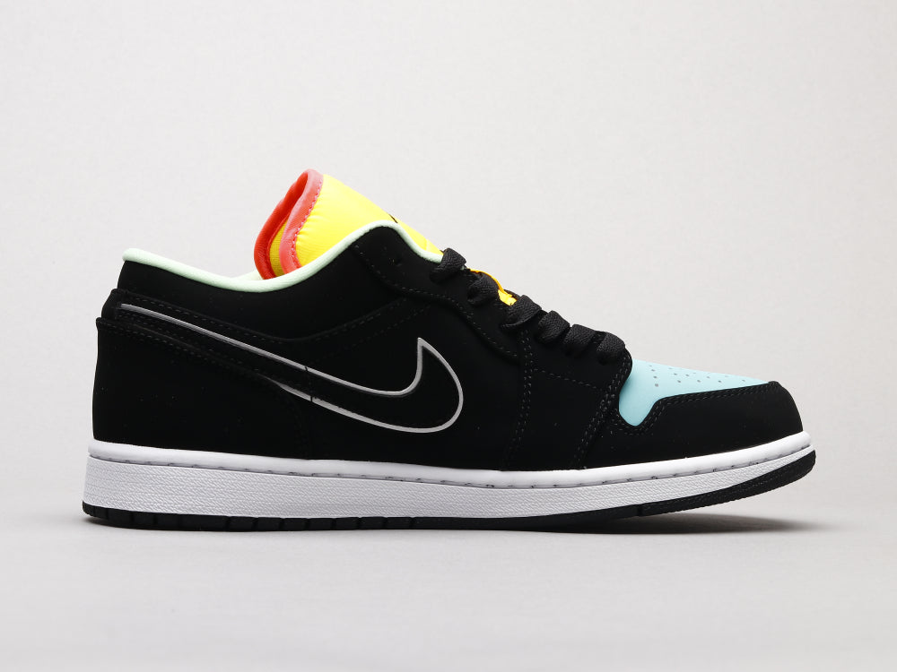 GLM - AJ1 Black, blue and yellow stitching