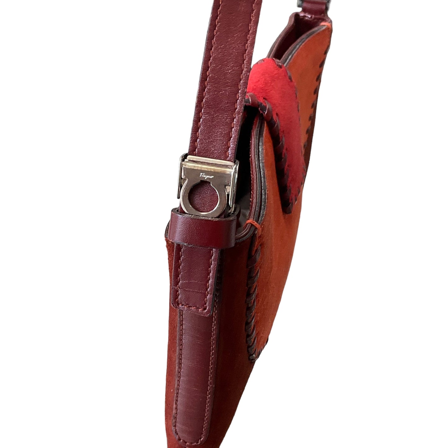 Ferragamo Suede Handbag