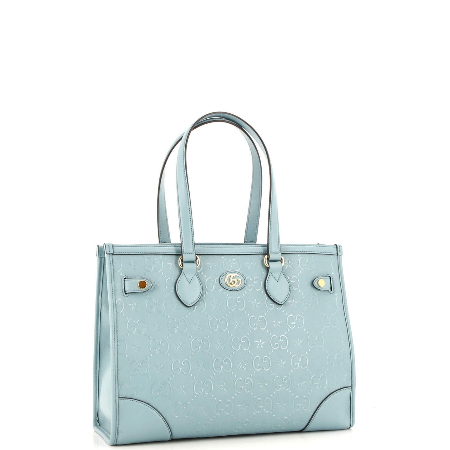 Star Tote GG Embossed Leather Medium