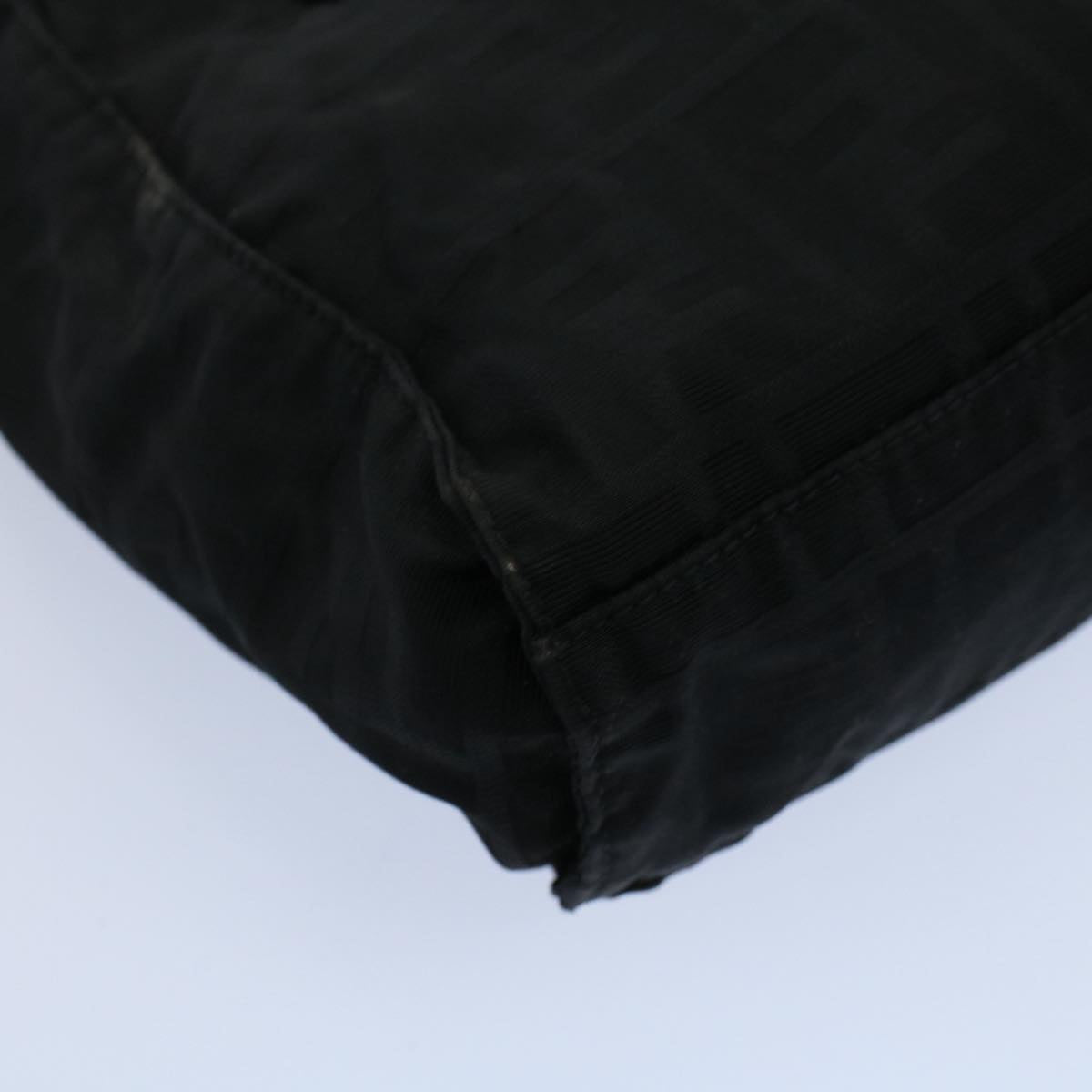 FENDI Zucca Canvas Tote Bag Black 55033