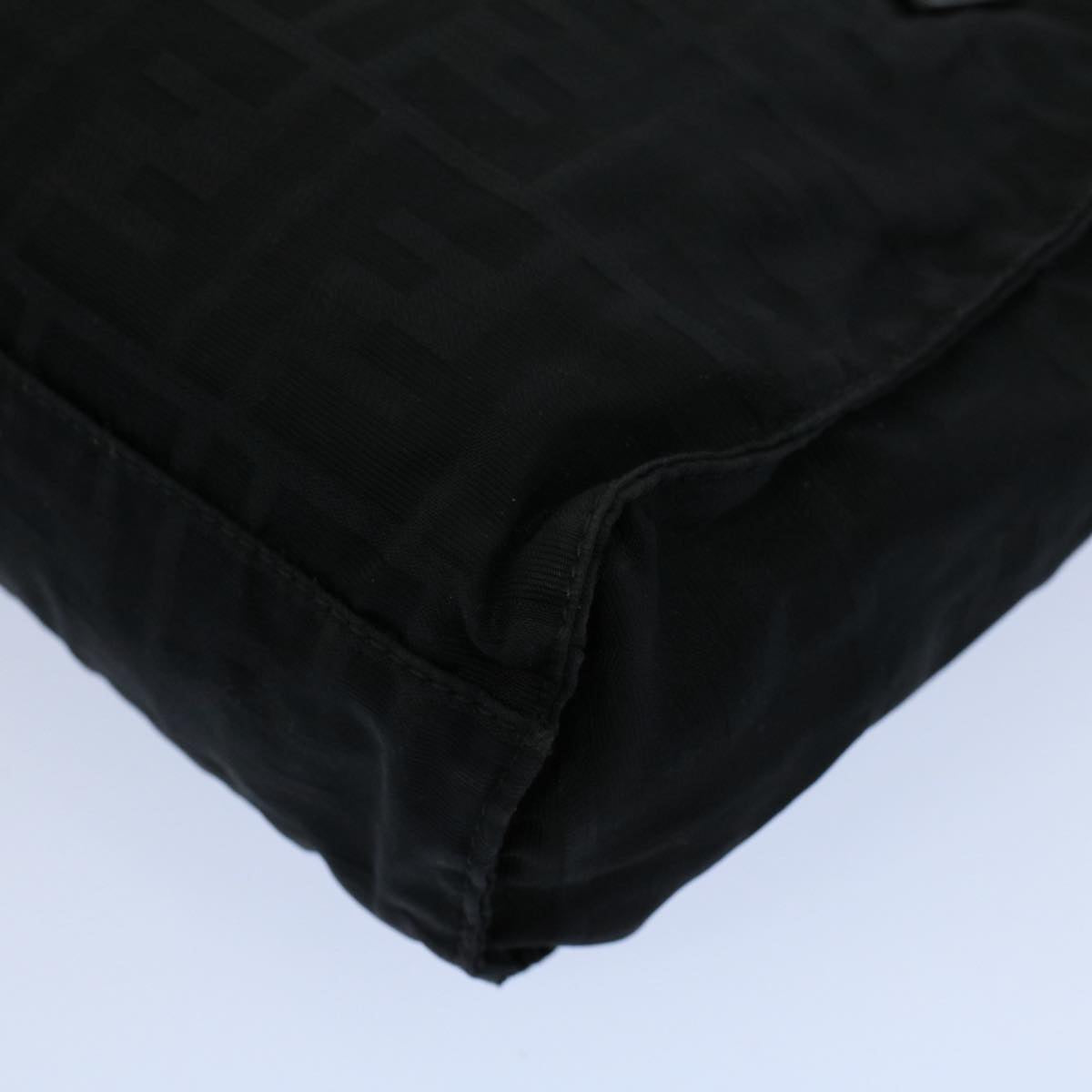 FENDI Zucca Canvas Tote Bag Black 55033