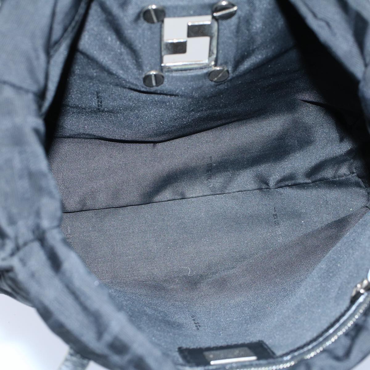 FENDI Zucca Canvas Tote Bag Black 55033