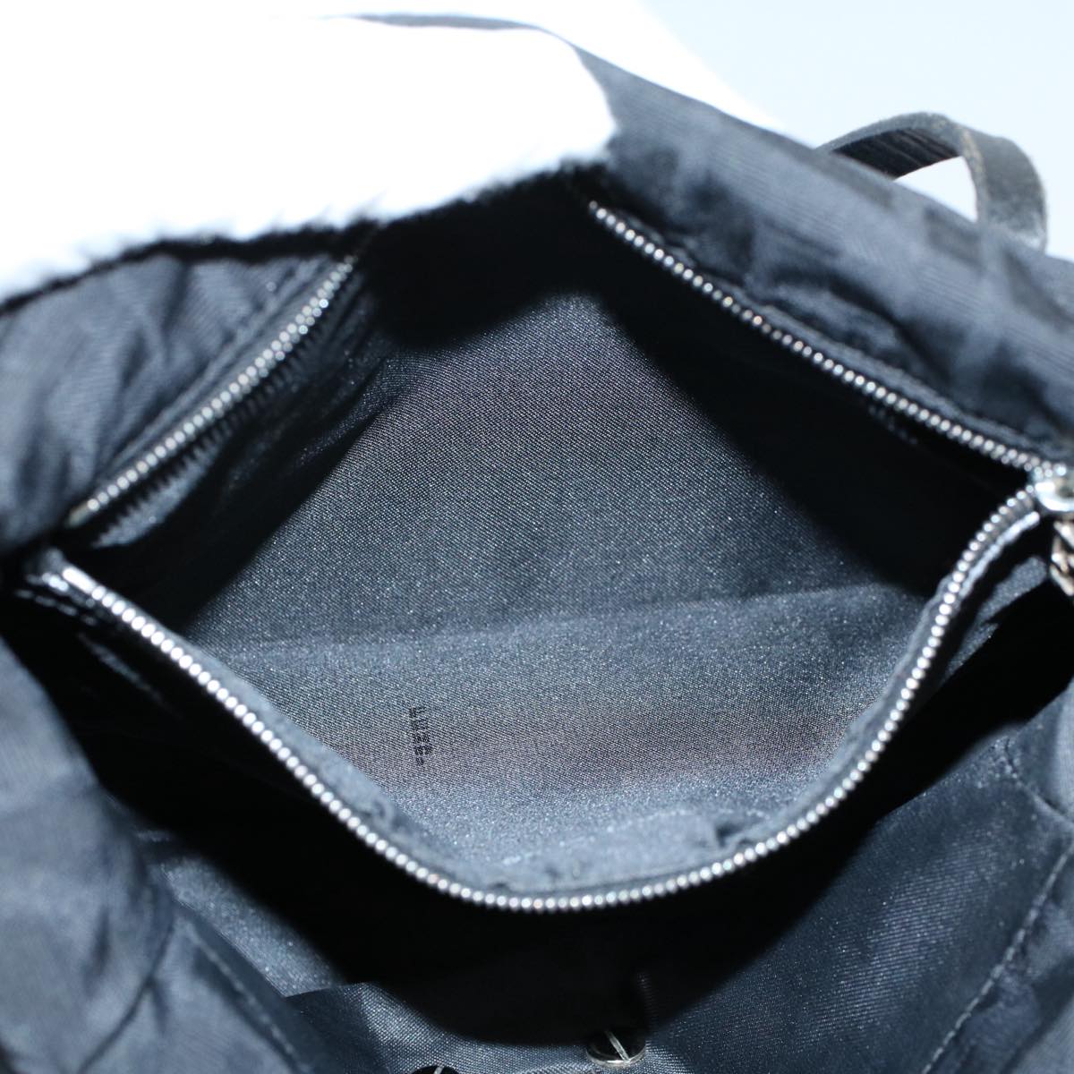 FENDI Zucca Canvas Tote Bag Black 55033