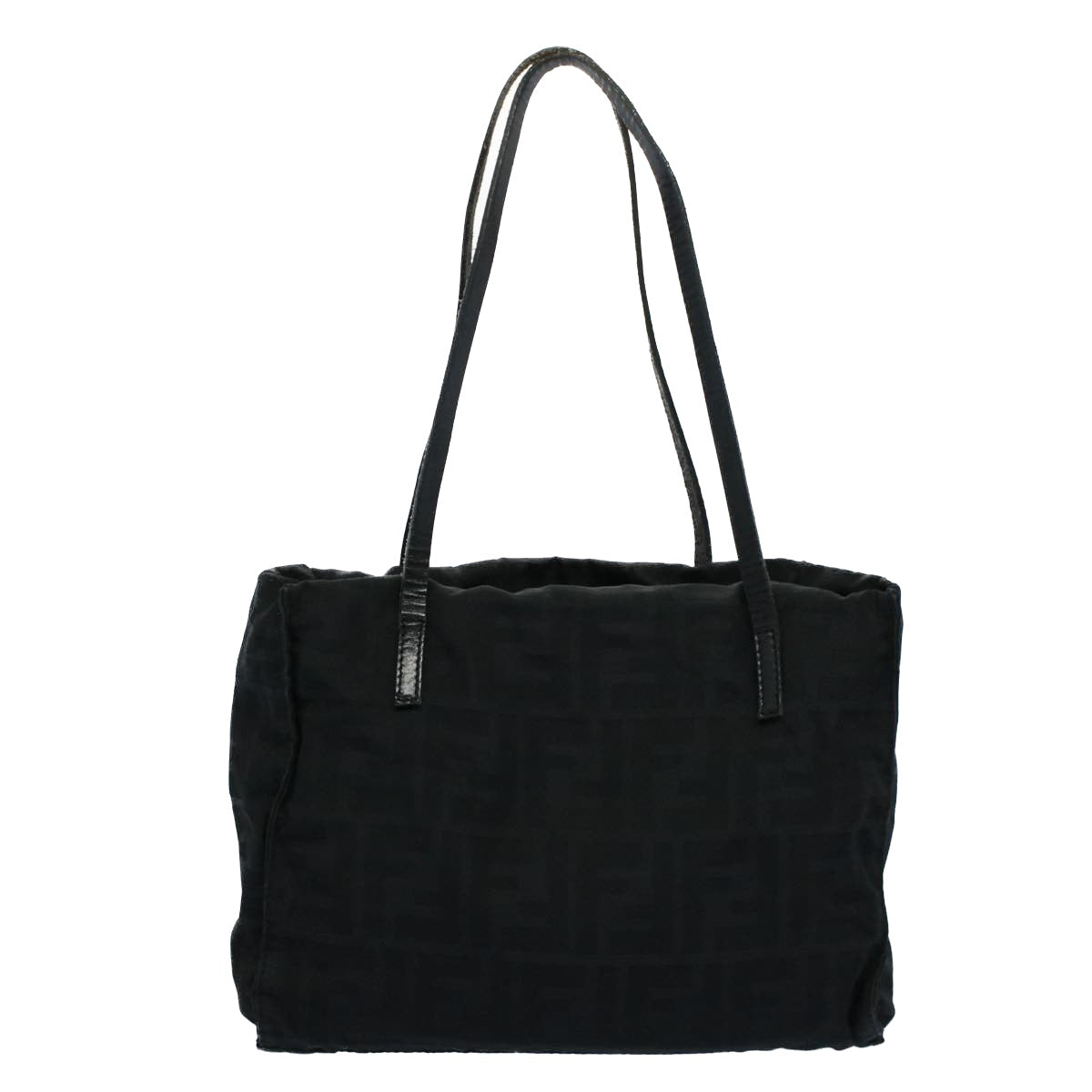 FENDI Zucca Canvas Tote Bag Black 55033