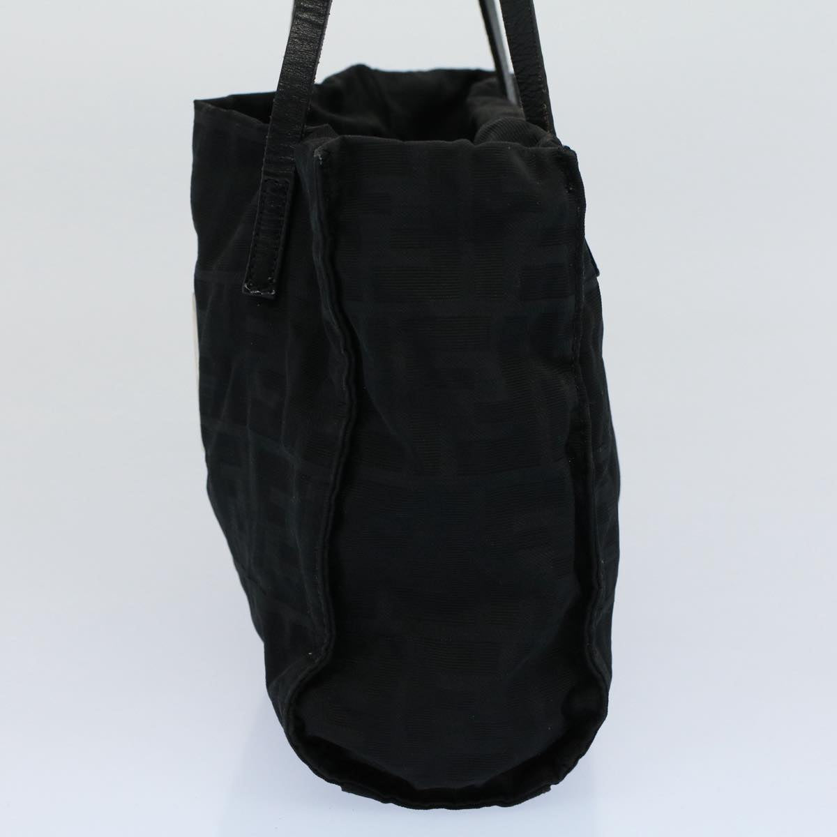FENDI Zucca Canvas Tote Bag Black 55033