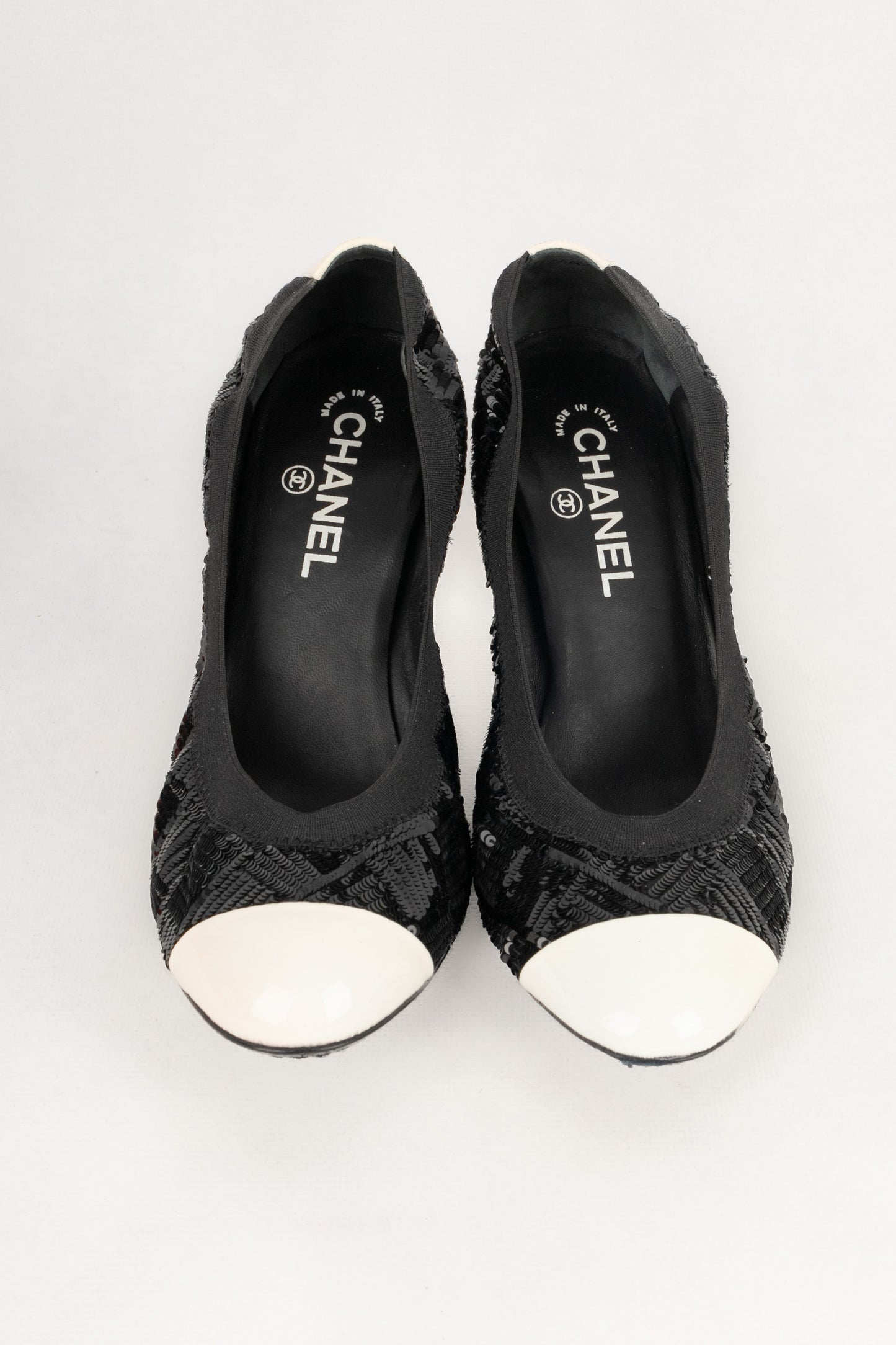 Chaussures Ã  paillettes Chanel