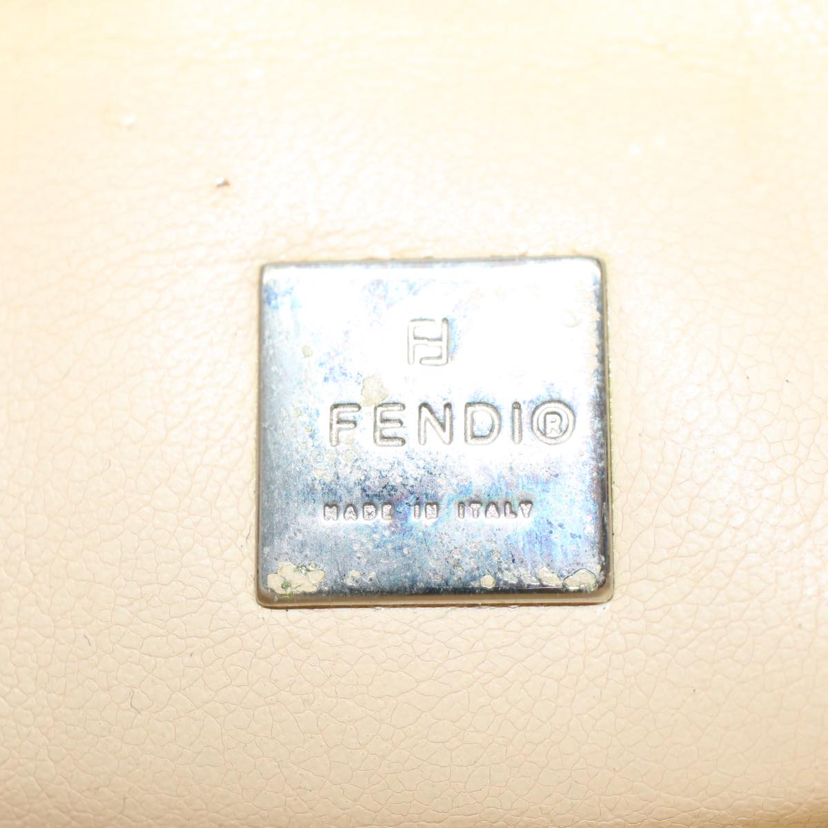 FENDI Pouch Suede Black 55459