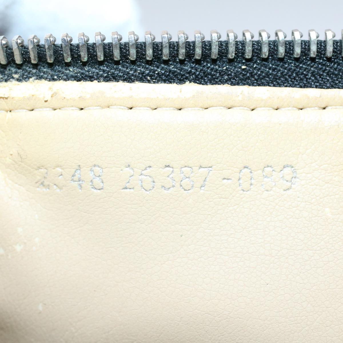 FENDI Pouch Suede Black 55459