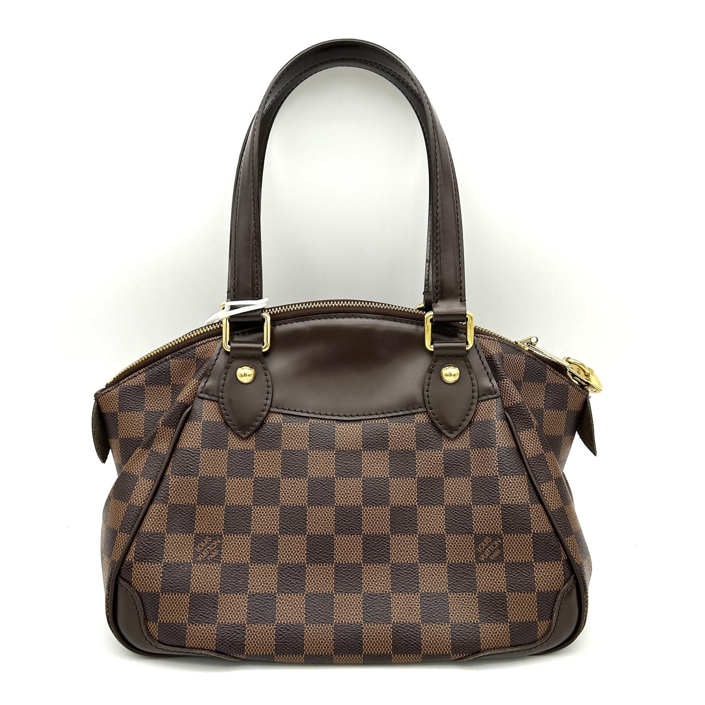 Louis Vuitton Verona PM Shoulder Bag Damie Ebene Leather Brown LA9890