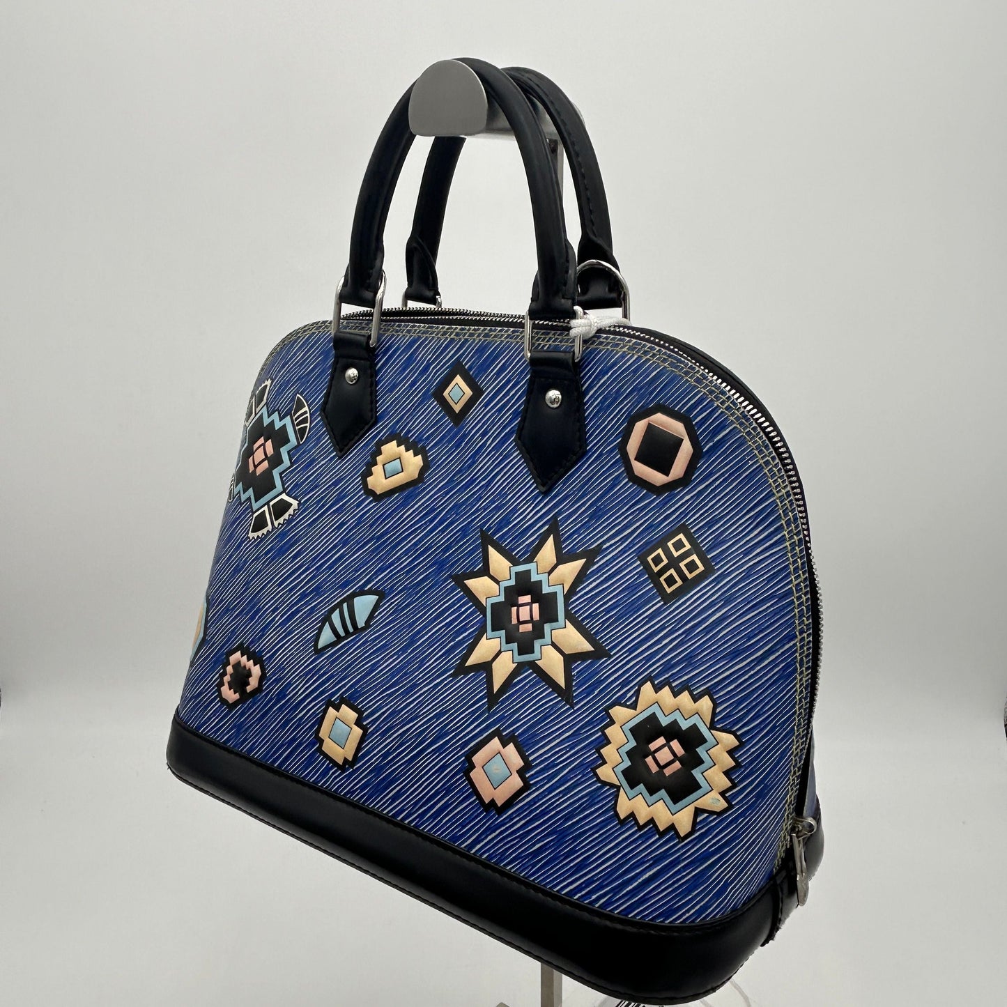 LOUIS VUITTON Epi Azteque Alma BB Denim Light LA15054