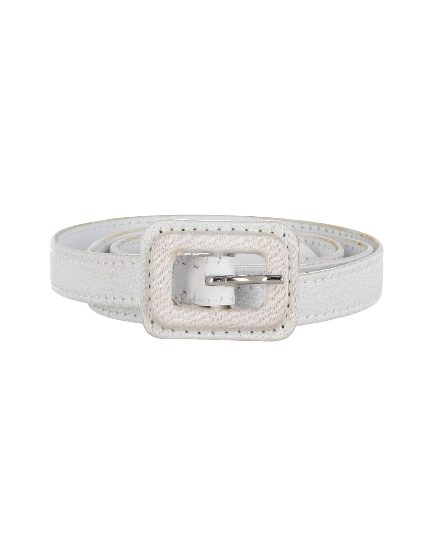 Dior Belt in White Leather
