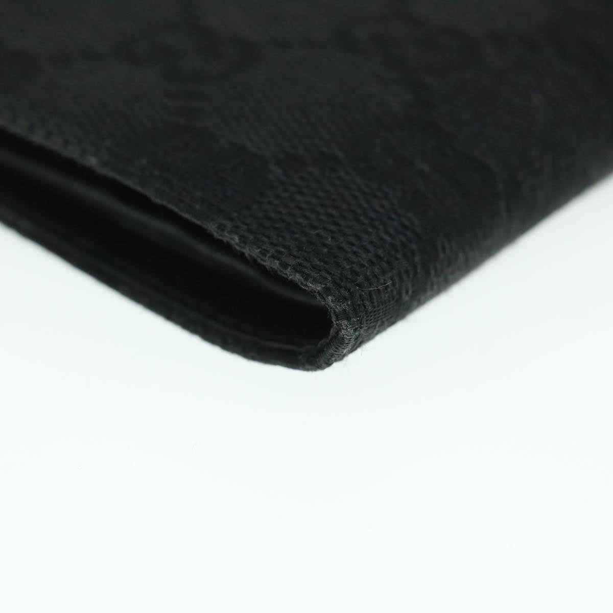 GUCCI GG Canvas Card Case Black 90634 55683