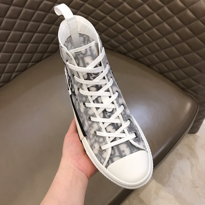 GLM - DIR B23 Black and White HIGH-TOP SNEAKER